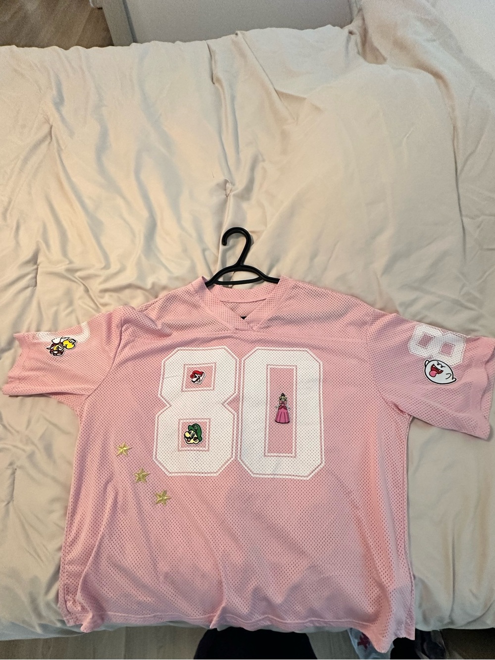 Princess Peach's Pink Number 80 Mesh Jersey Top